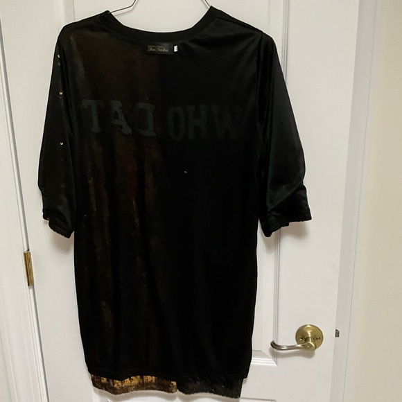 Sequine New Orleans Jersey Size Large, oversized dress shirt - Picture 7 of 8